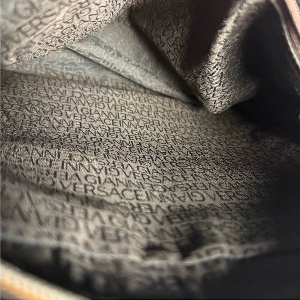 Versace Chocolate Brown Backpack - image 10